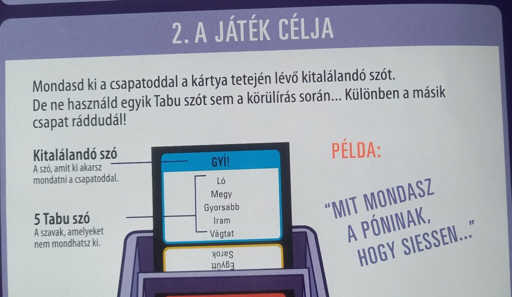 Tabu társasjáték